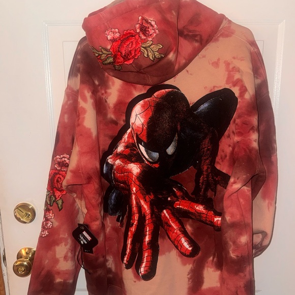 Civil Regime Rose MARVEL SPIDER-MAN Med hoodie new! - Picture 3 of 7